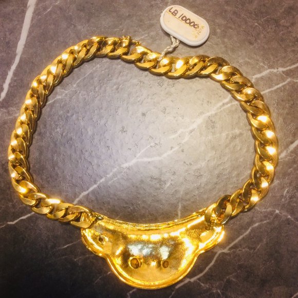 Laura Biagiotti Italy Mogul Chain Choker - NOS - Picture 6 of 10